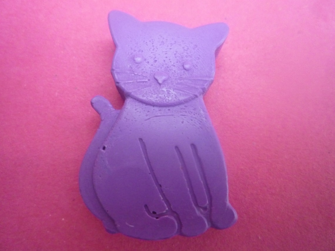 8 Kitten Cat Novelty Wax Crayons Etsy