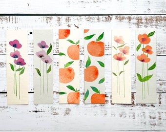 Hand painted bookmarks | Watercolours | Original art | bookmarks