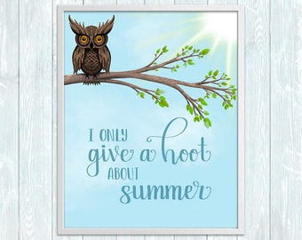 Owl with quote | Etsy