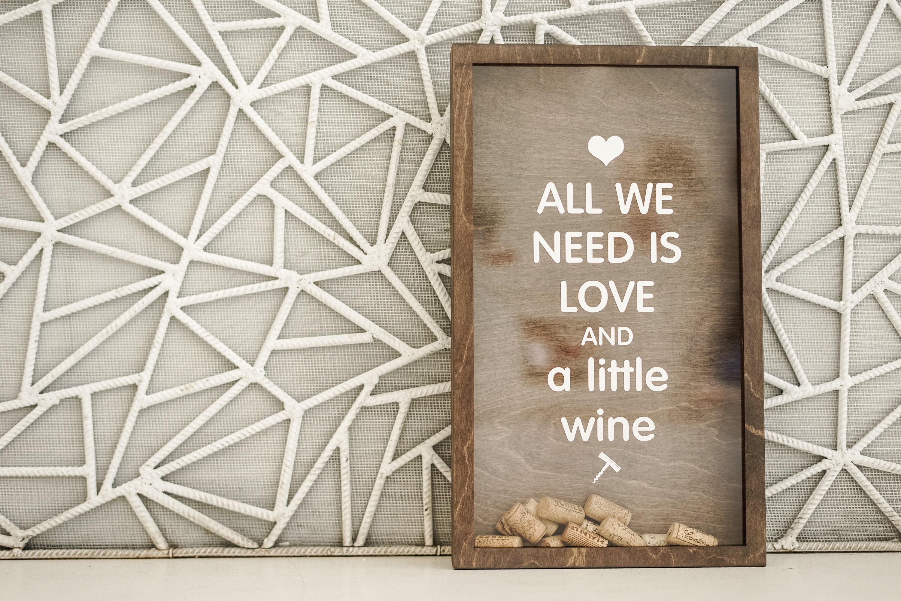 Wine cork holder, Wine cork shadow box, Wedding guest book, Wine cork stora...