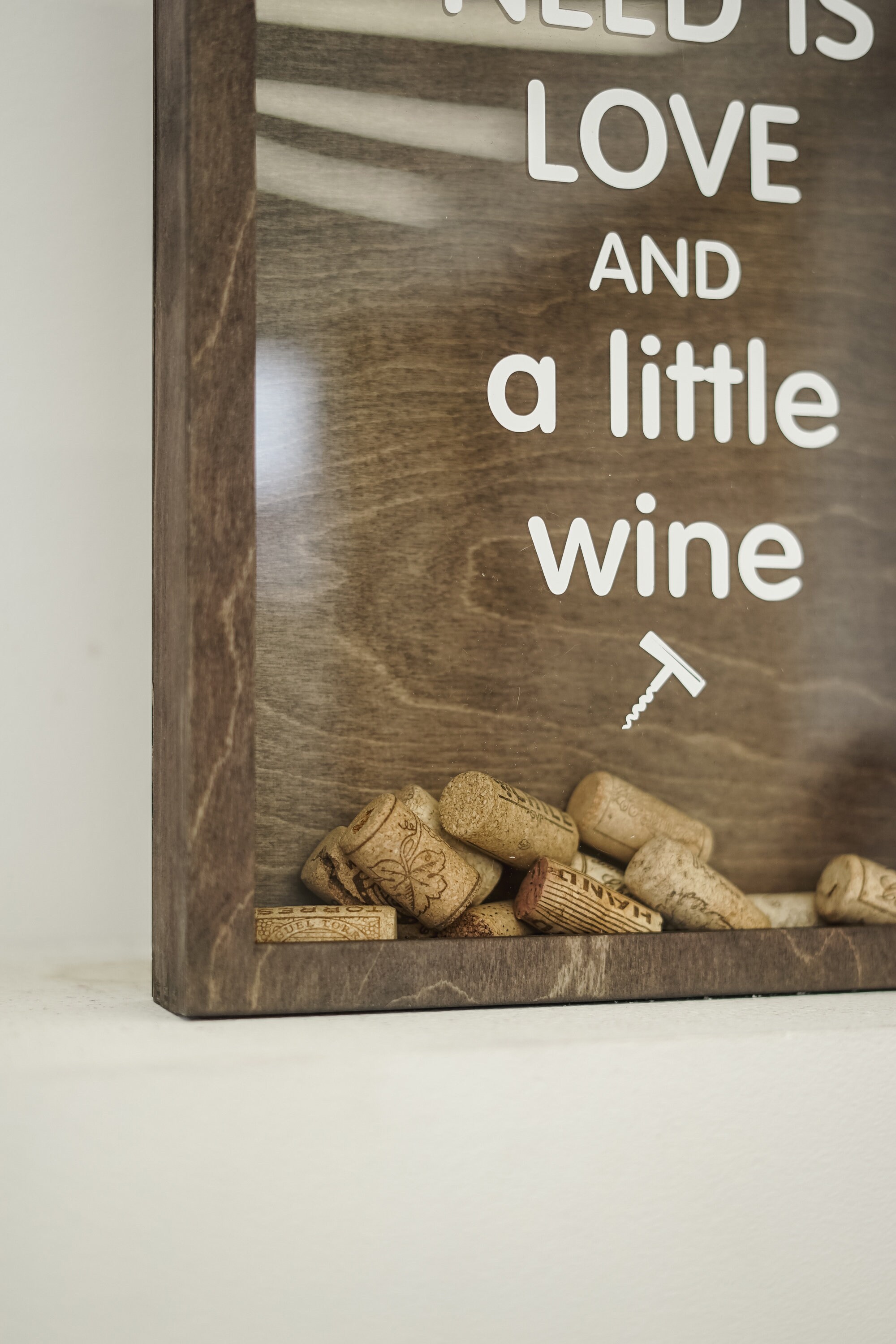 Wine cork holder Wine cork shadow box Wedding guest book Etsy