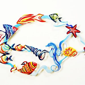 Fish, Metal art, Wall Hanging, Wall Sculpture, Home decor, Wall decor, Medium wall art, Metal Wall Hanging, Animal art, Original art