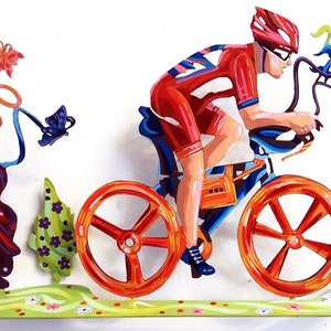 Bicycle, Bike,  Metal Sculpture, Unique Decor, Bike Parts