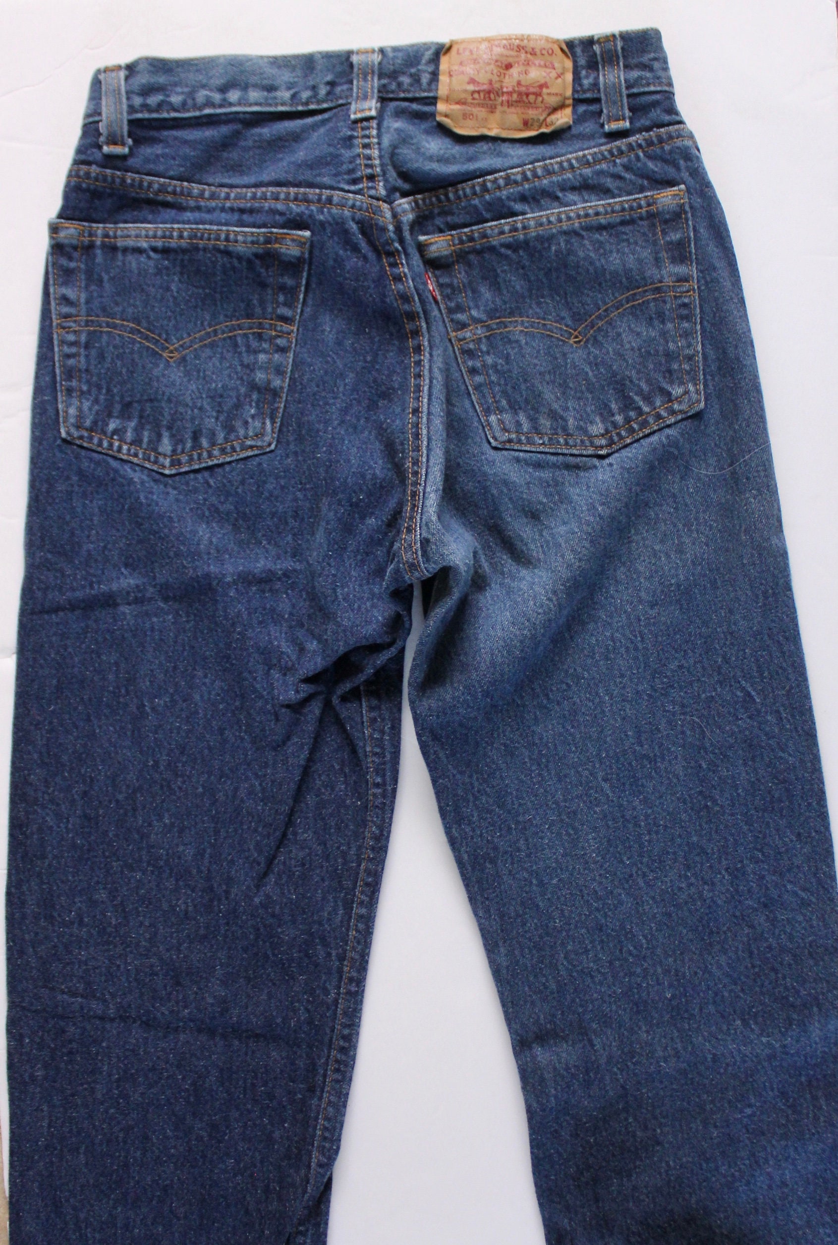 Vintage Levi's 501 Denim Jeans Levis 501 High Waist Denim Jeans Dark ...