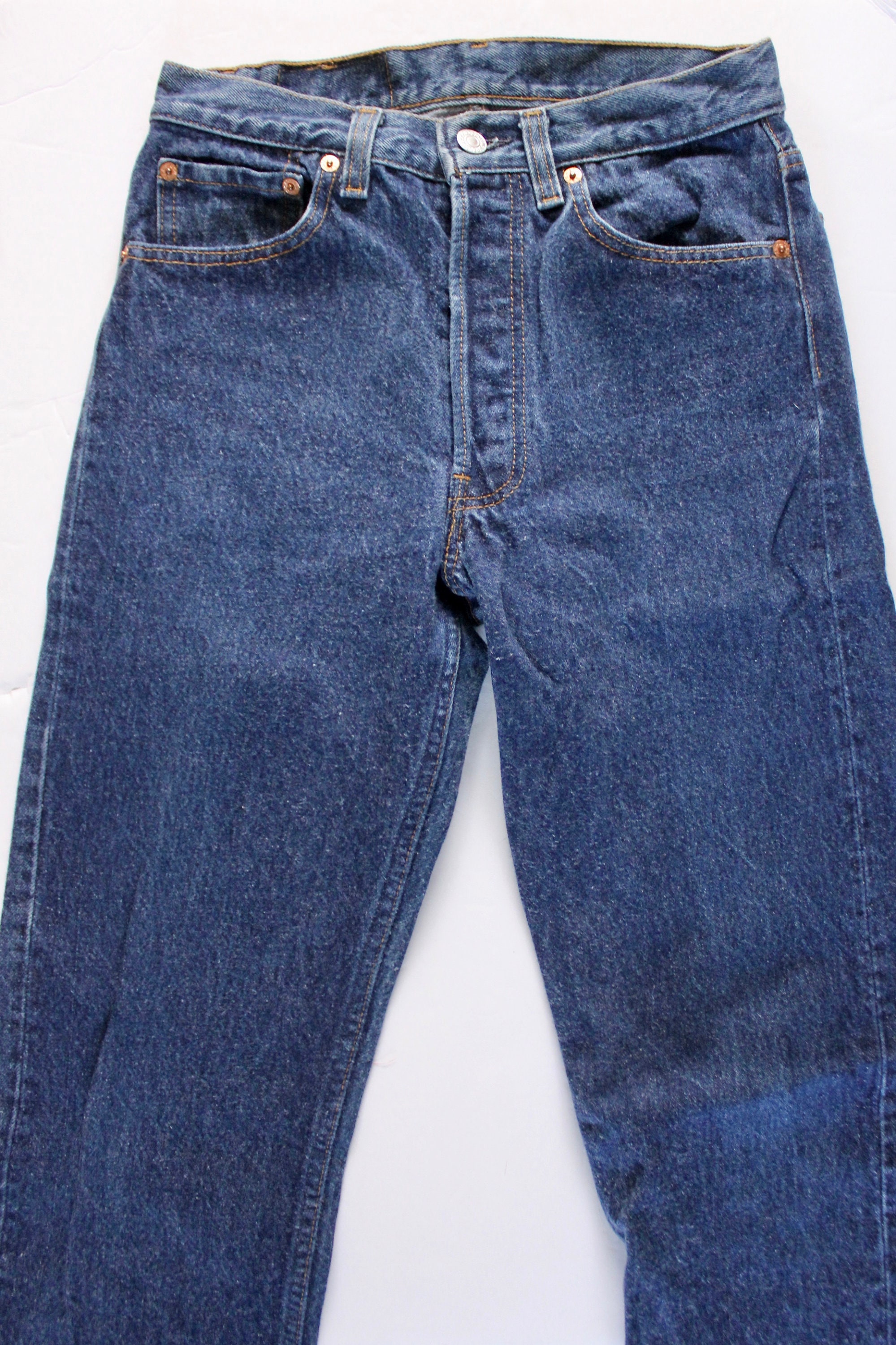 Vintage Levi's 501 Denim Jeans Levis 501 High Waist Denim Jeans Dark ...