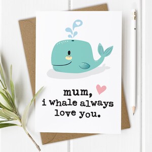 Funny Mother's Day Card Love You Mum Card Birthday Card For Mum Mum Birthday Card Mom Birthday Card Funny Birthday Card Mum image 1