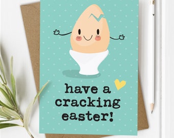 Funny Easter Cards, Happy Easter Card, Cracking Easter Card, Easter Card Packs, Easter Multipack, Easter 2023