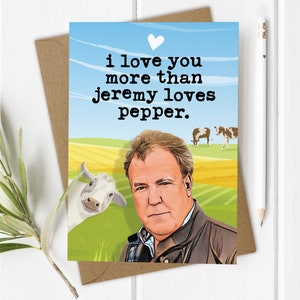 Clarksons Farm Anniversary Card, for Farmer Wife or Husband, Funny Partners Birthday Farmer Card, Boyfriend Valentines Day