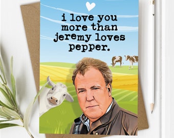 Clarksons Farm Anniversary Card, for Farmer Wife or Husband, Funny Partners Birthday Farmer Card, Boyfriend Valentines Day