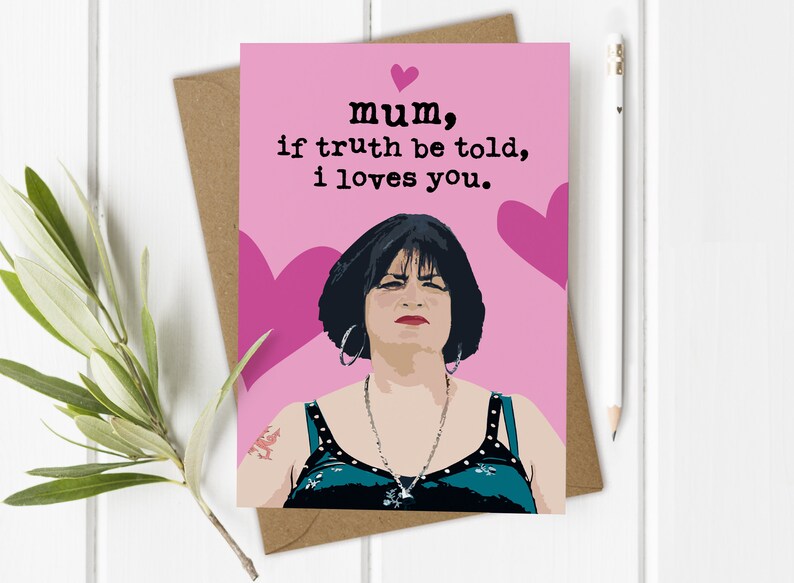 Gavin Stacey Nessa Mothers Day Cards, Funny Mothers Day Card Son Daughter, Mum Birthday Card 