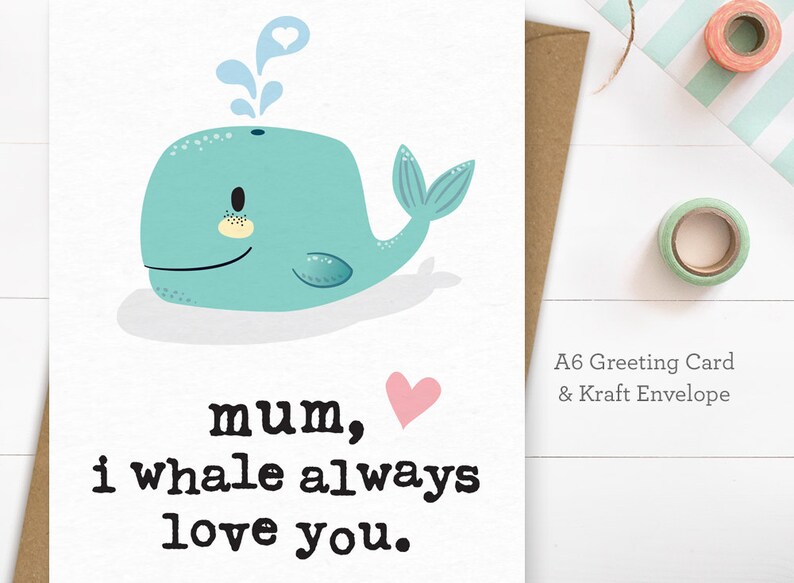 Funny Mother's Day Card Love You Mum Card Birthday Card For Mum Mum Birthday Card Mom Birthday Card Funny Birthday Card Mum image 2