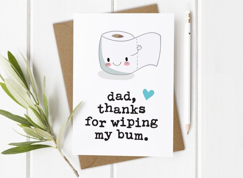 Funny First Father's Day Card, Cheeky New Dad Gift from Son, Daddy Cards from Daughter image 3