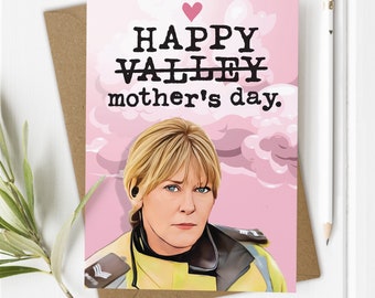 Funny Happy Valley Mothers Day Card, Happy Valley Card for Mum, Funny Mothers Day Card