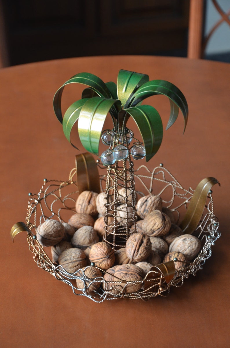 Fruit bowl table centerpiece kitchen fruit basket candy Modern Etsy