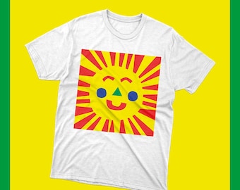 T-shirt Sun | Handemade, Illustrations, Silkcreen, Sunny days, Digital Print,