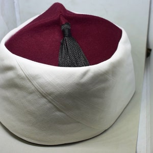 Fez Authentic Azhari Hat,Shiek Emama عمة IMAM Quran ISLAM Qari specialtailor's Imam