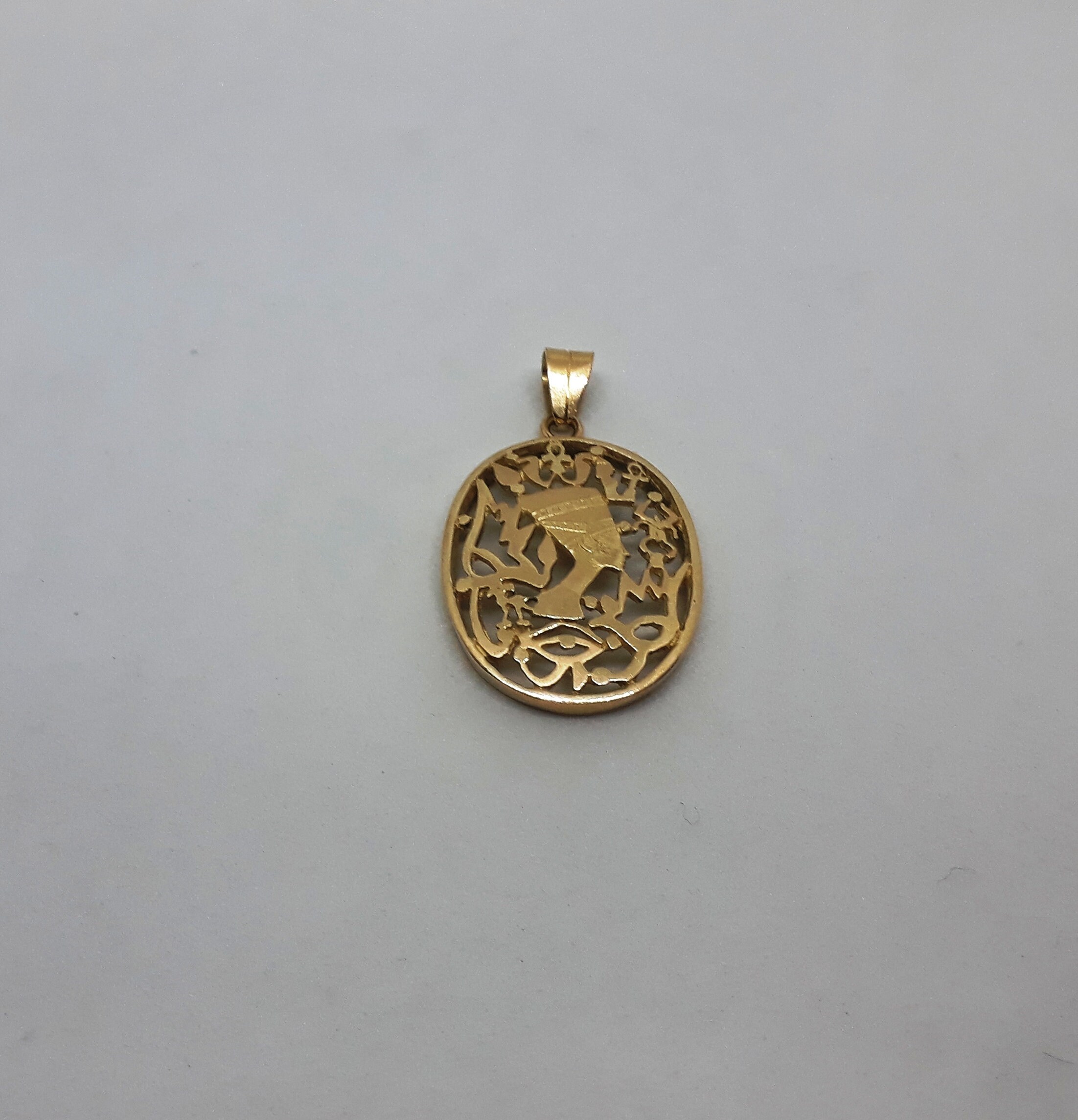 Egyp Hallmark 18 K. Gold Fascinating Pendant Charm Ancient - Etsy