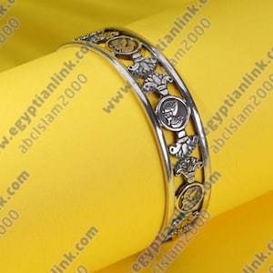 Hallmark Sterling Silver Bracelet with Pahroh&#39;s images