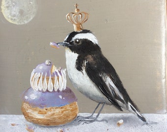 The bird and purple religious