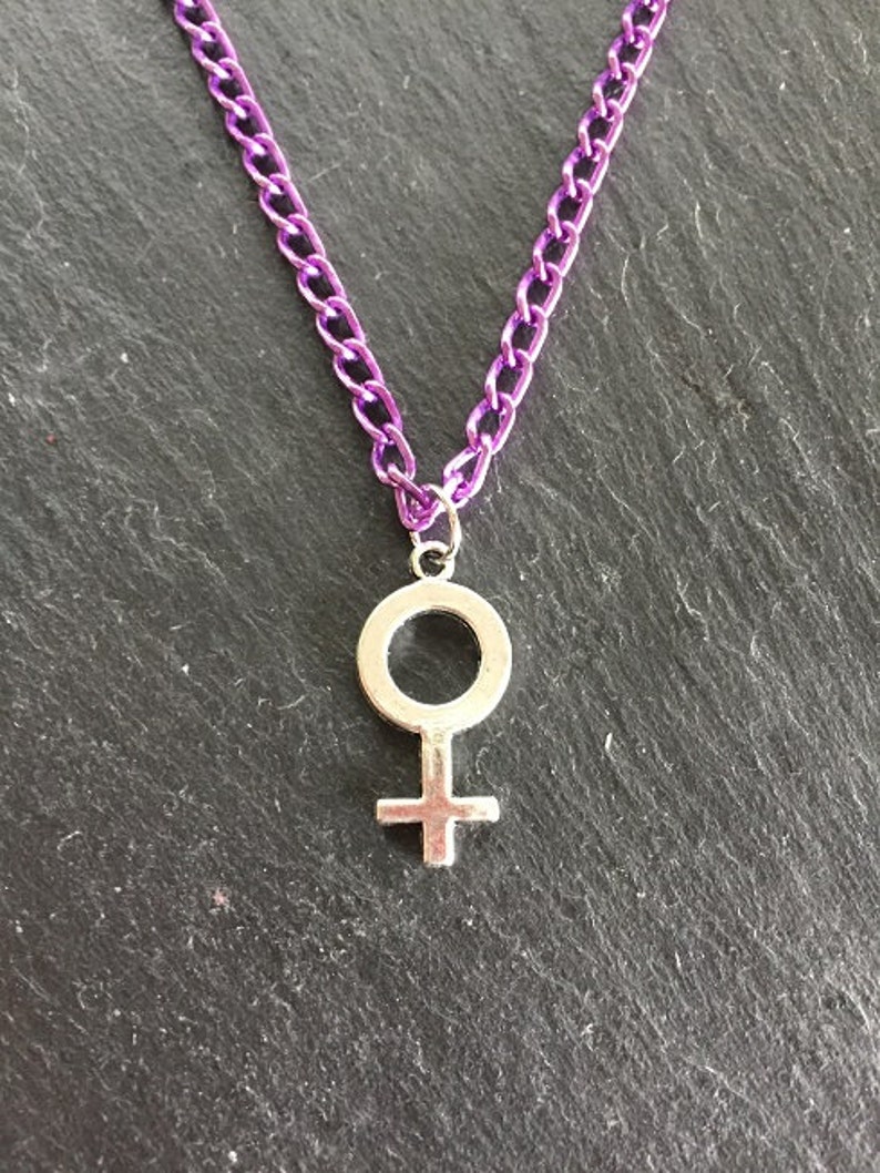 Choker necklace Female Symbol Feminism Femininity | Etsy