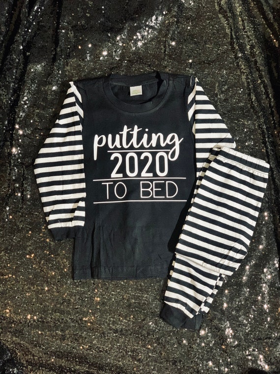black and white christmas pajamas