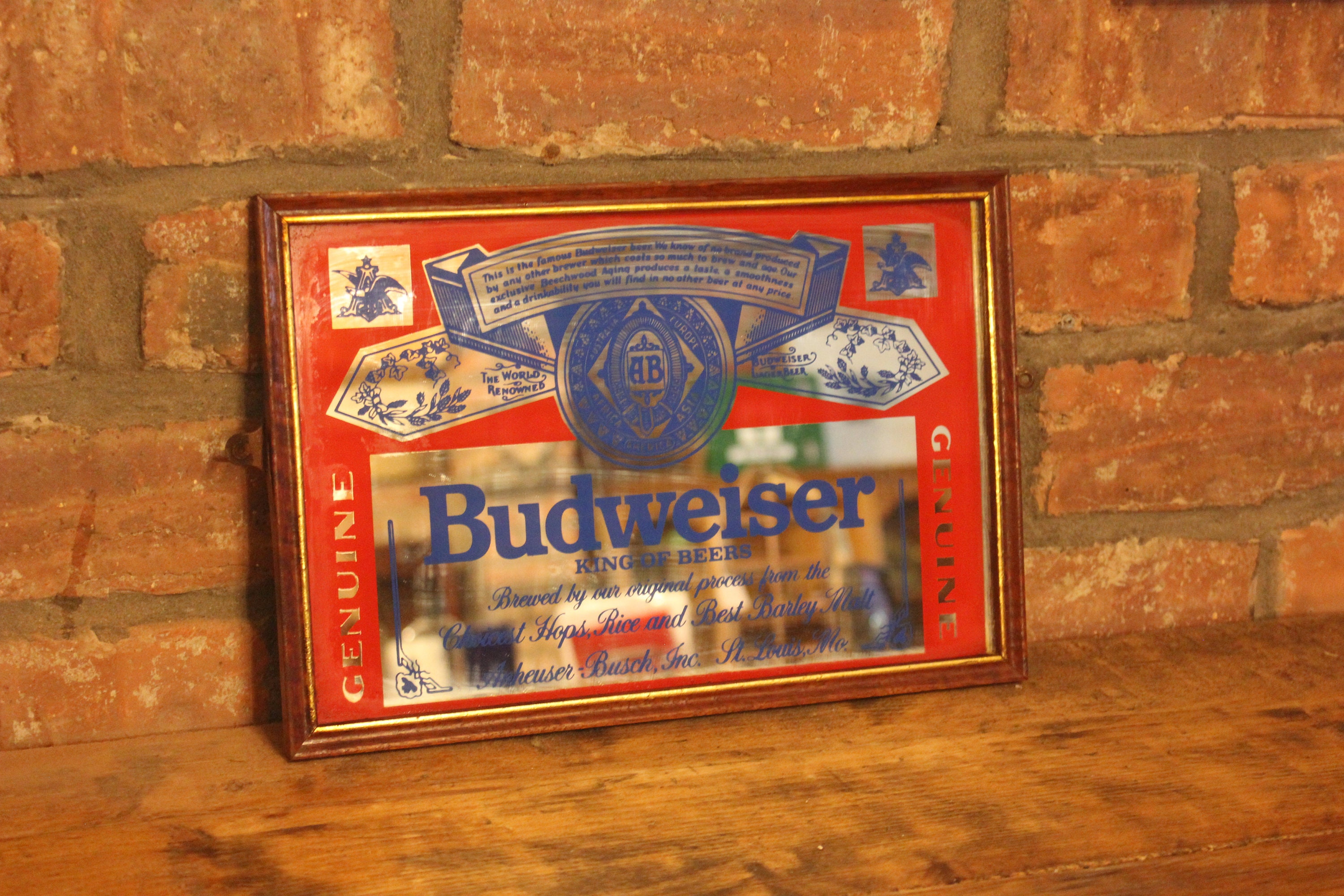Rare Budweiser Mirrors