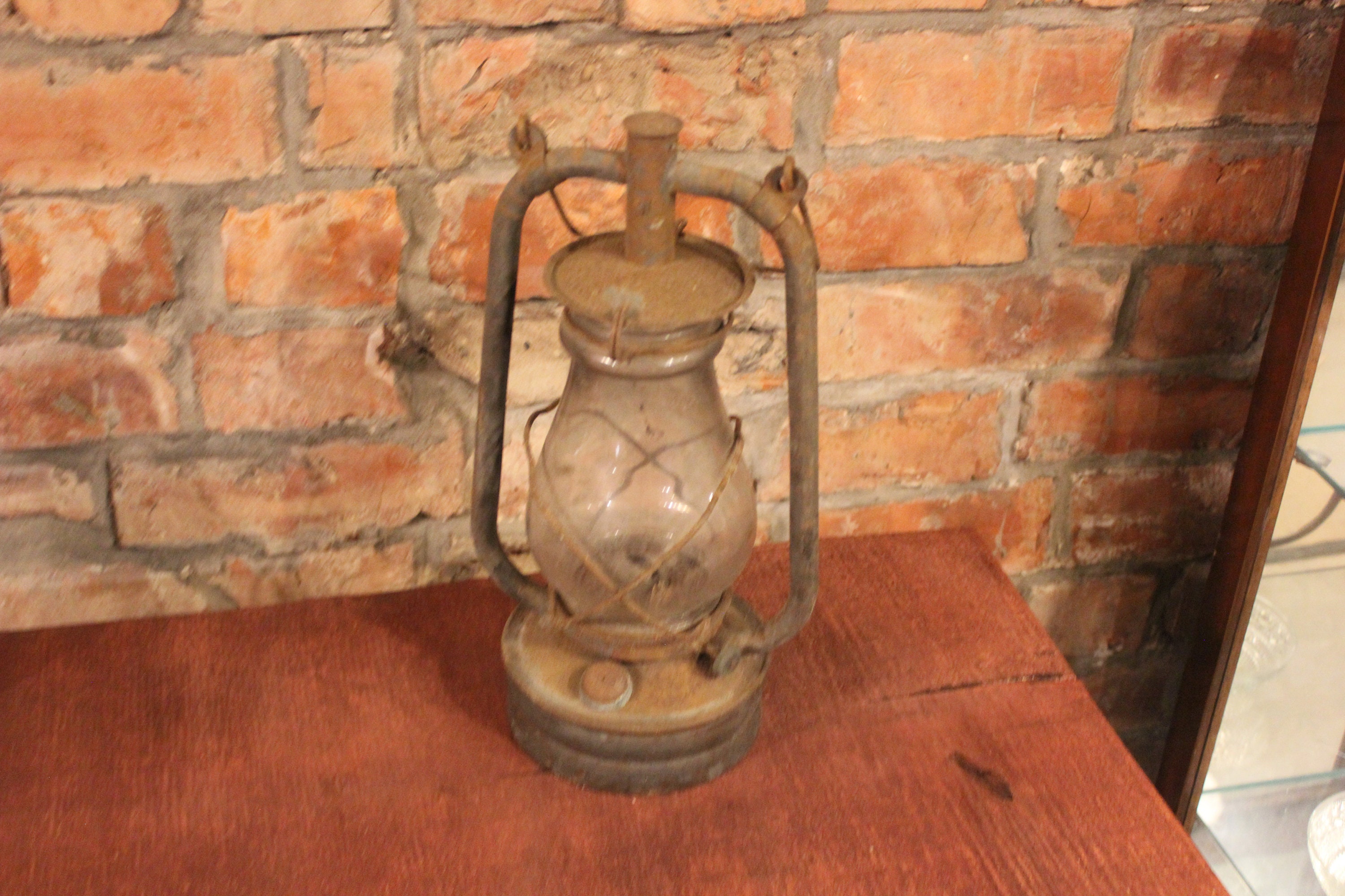 Vintage Large Industrial Hurricane Oil Lantern Etsy
