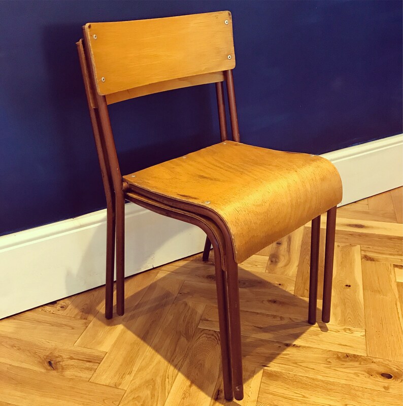 Child S Retro Desk Chair Vintage Childs Chair Vintage Stacking Chair Shepherds Vintage Chair Ply Kids Chair Wooden Vintage School Chair