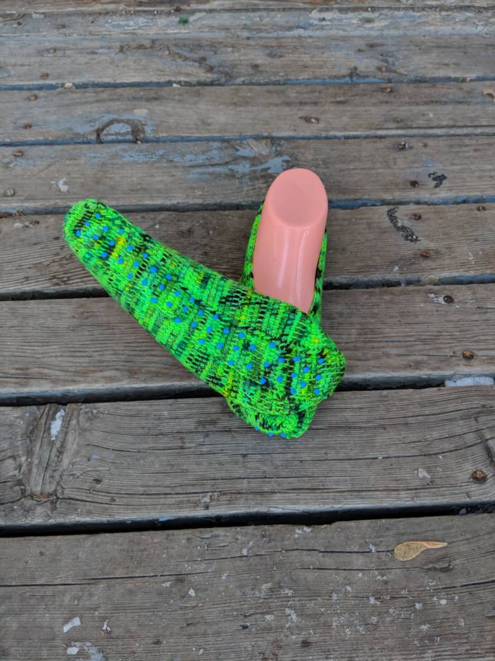 crochet slippers, size small, merino wool, slipper socks, house shoes, non slip, lime green, tunisian, slip ons, ballet flats,