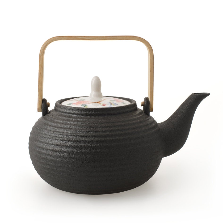 Black Clay Teapot Regency Romance. Etsy