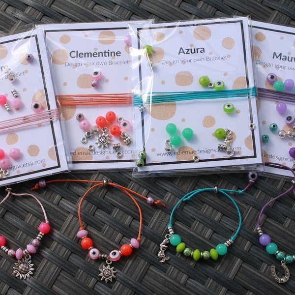 Mach dein eigenes Armband | DIY Armband Kit | Perlenarmband Kit | Bastelset für Kinder | Weihnachtsgeschenk | Strumpffüller | Strumpf Stuffer