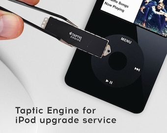 Actualización de Taptic Engine Mod para iPod Classic Video 5.a, 6.a y 7.a generación Rueda de clic con retroalimentación háptica