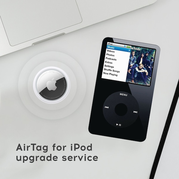 AirTag upgrade service for your iPod Classic 5th, 6th, 7th gen enable FindMy on your iPod