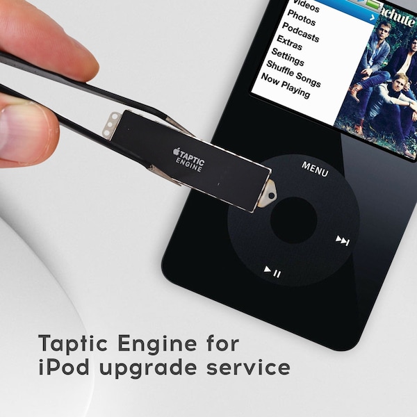 Taptic Engine Mod Upgrade für iPod Classic Video 5. 6. 7. Gen Haptisches Feedback Click Wheel