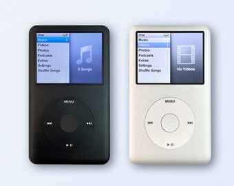 Benutzerdefinierte iPod Classic 6. Generation 80 GB 160 GB Festplatte angepasst und aktualisiert, Farbe wählen Geschenk Gravur