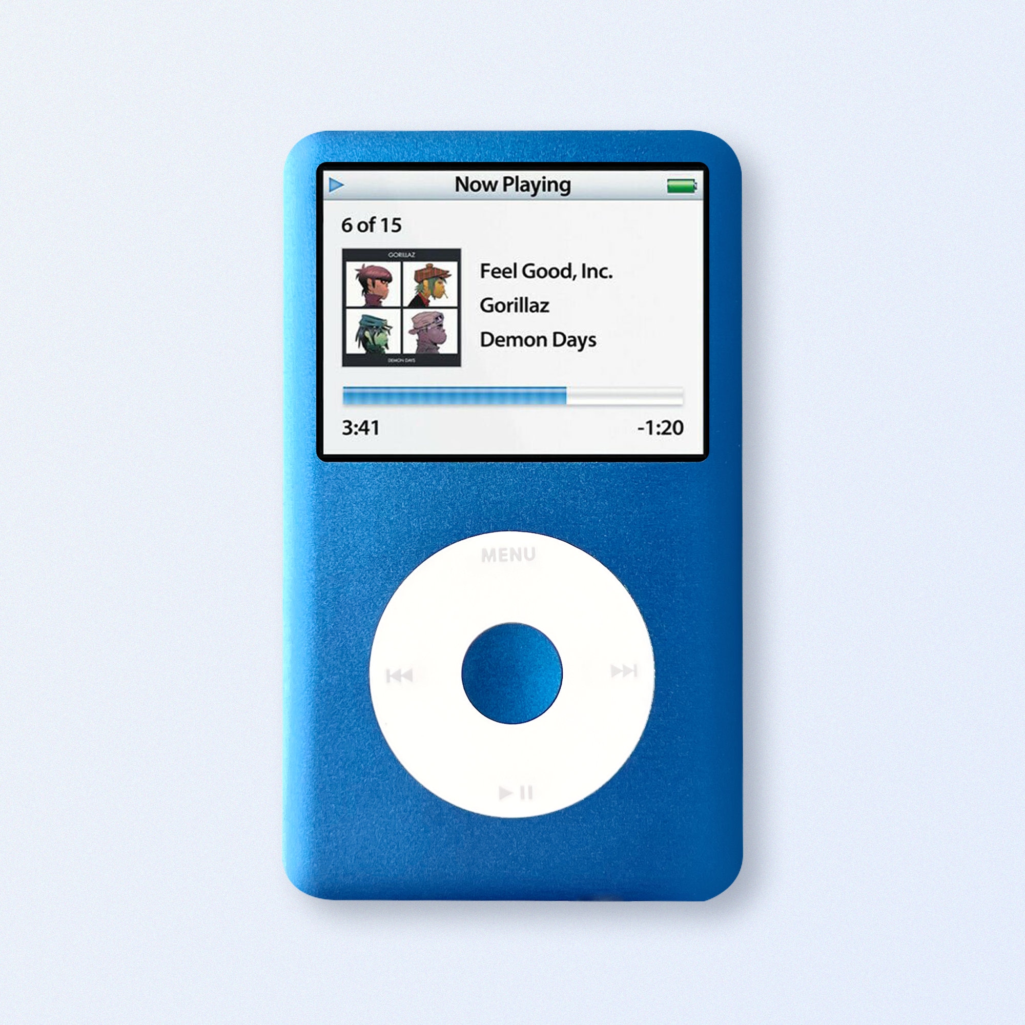 iPod classic第7世代 160GBからSD256GBに 青　ブルー Apple iPod Classic 第7世代 ブルー SDXCカード、カスタム