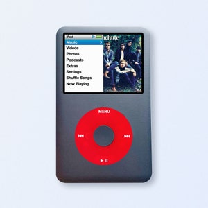 Apple iPod Classic 7th Gen Space Grey Aufgerüstet mit SDXC-Karte, Custom Media Player 128GB bis 2TB