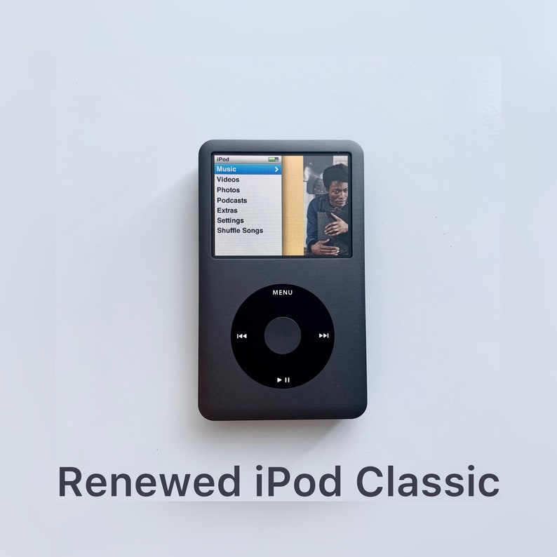 iPod classic 7th Generation 120GB or 160GB HDD Renewed Media Player Free Engraving image 1