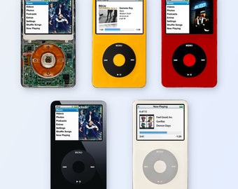 Aangepaste iPod Video 5e generatie Professioneel geüpgraded iPod Classic Wolfson Dac Mediaspeler Gratis gravure