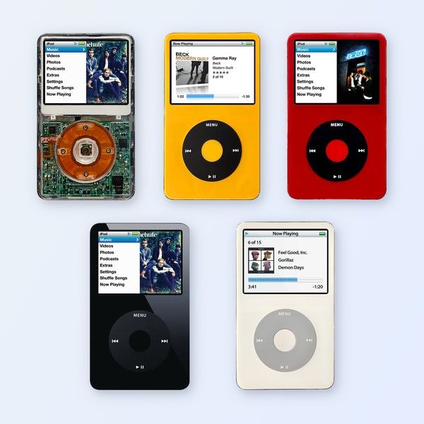 Customized iPod Video 5th Generation Professionally Upgraded iPod Classic Wolfson Dac Media Player Free Engraving