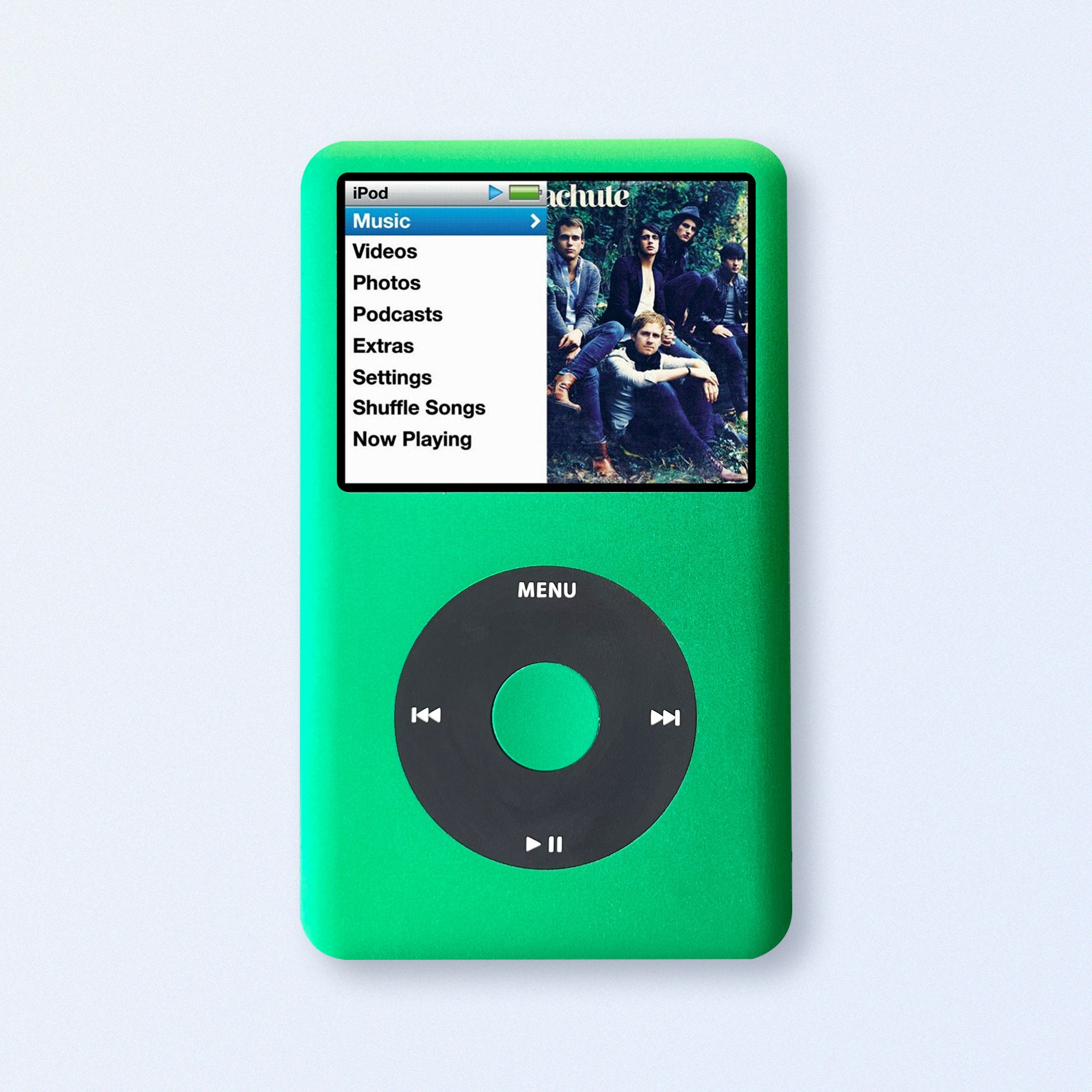 Green Apple Ipod Classic 7th Gen, Upgraded SDXC, Custom Media