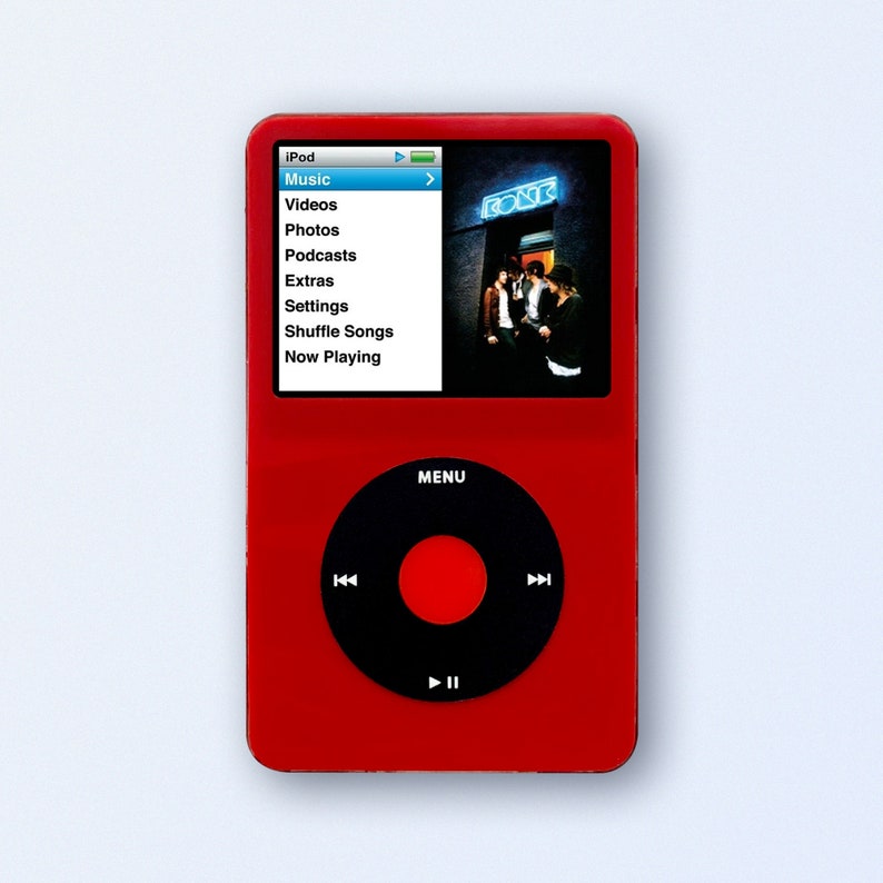 Customized iPod Video 5th Generation Professionally Upgraded iPod Classic Wolfson Dac Media Player Free Engraving Red