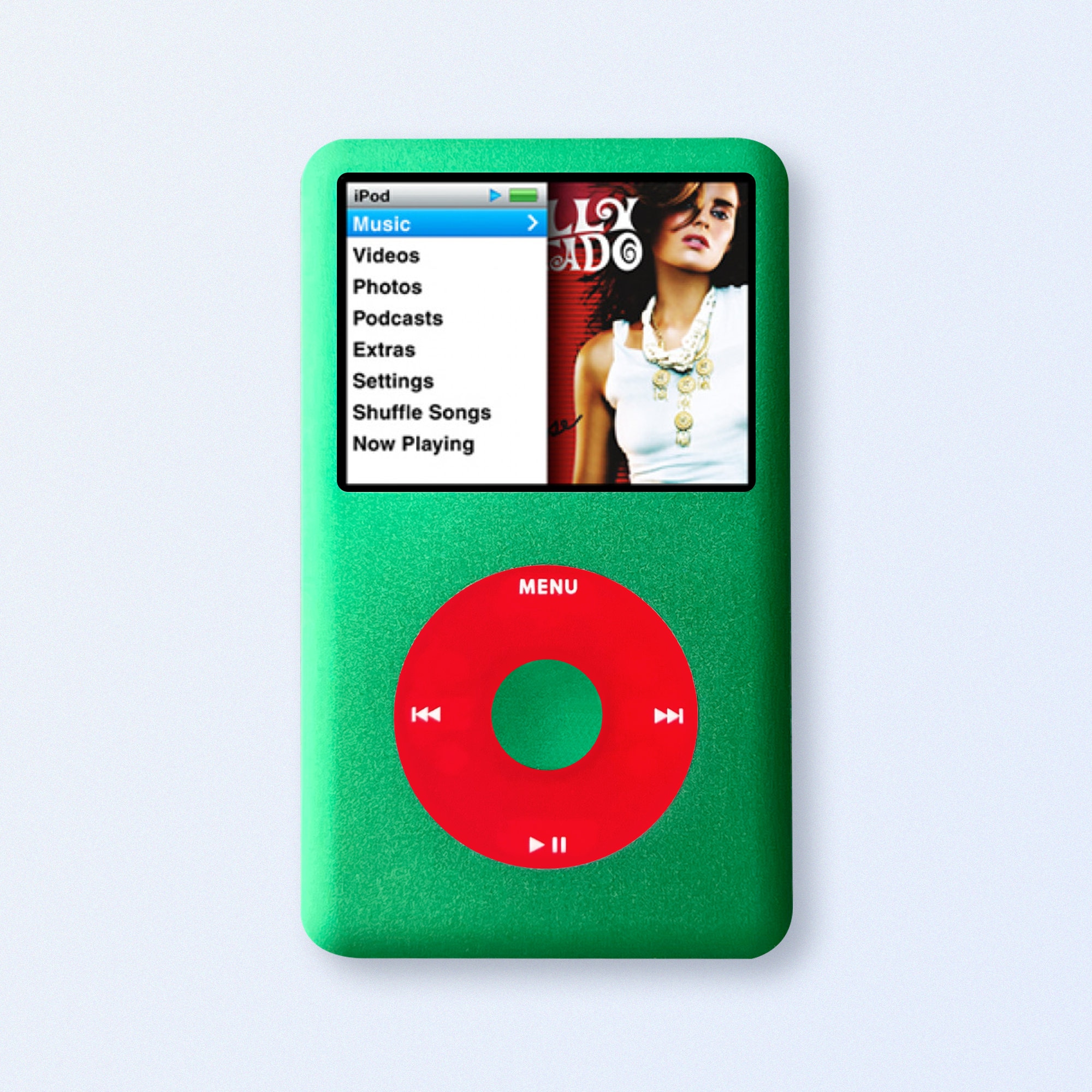 Green Apple Ipod Classic 7th Gen, Upgraded SDXC, Custom Media