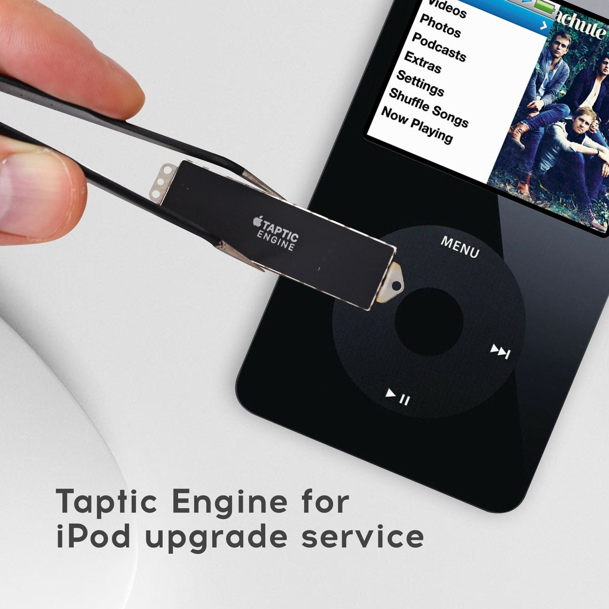 Clear Apple iPod Classic Black 5th Generation upgraded with SDXC Card –  playermods