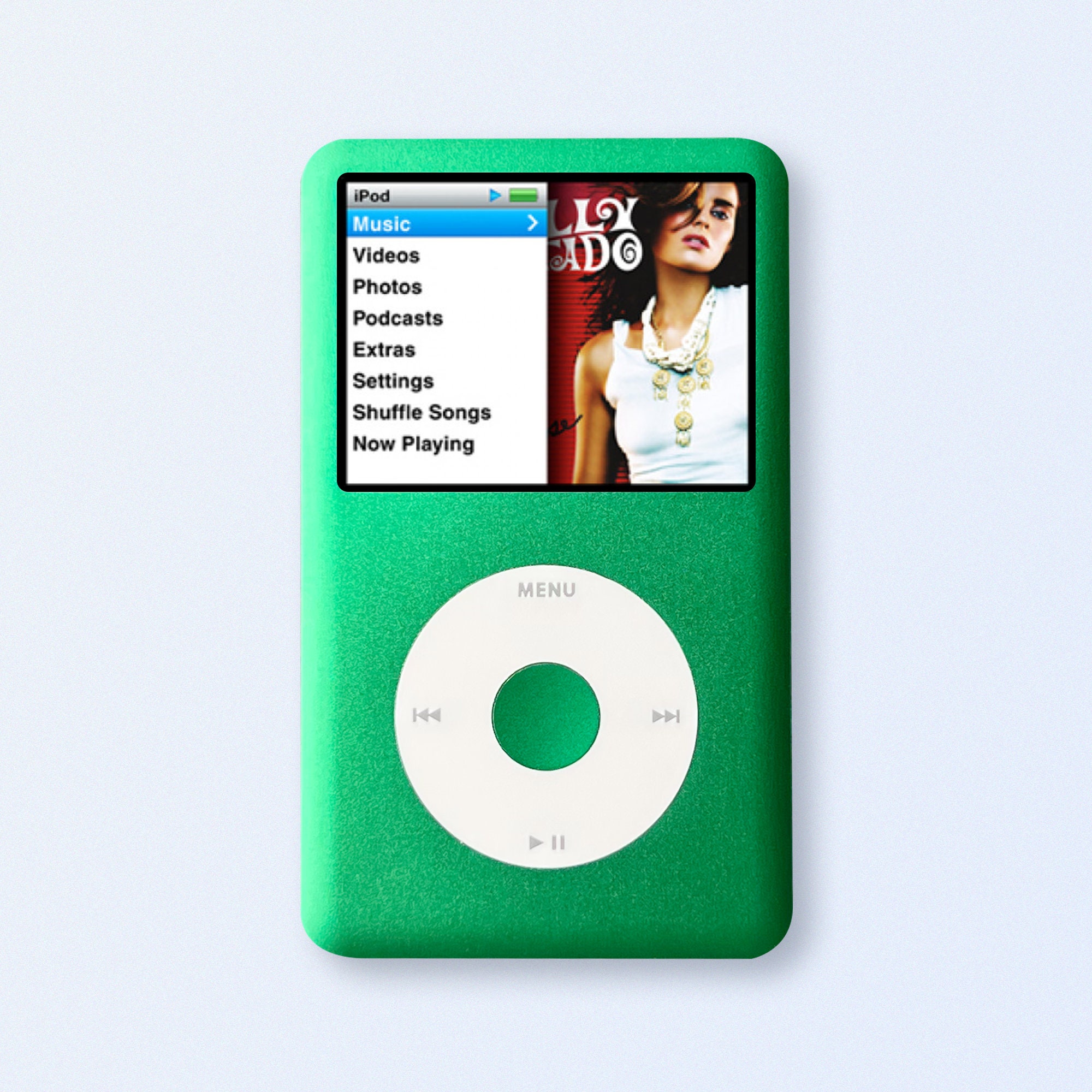 Green Apple Ipod Classic 7th Gen, Upgraded SDXC, Custom Media