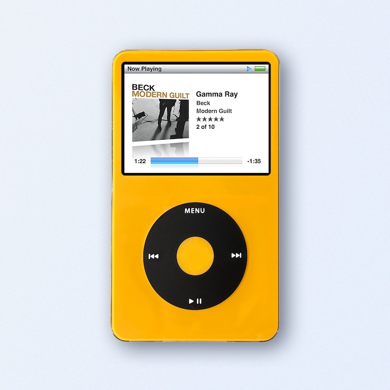 Customized iPod Video 5th Generation Professionally Upgraded iPod Classic Wolfson Dac Media Player Free Engraving image 5