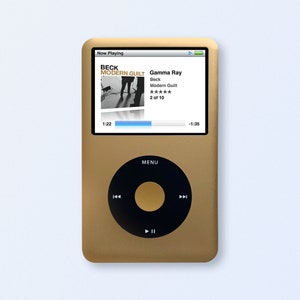 Customized iPod Classic 7th gen with SDXC Card or SSD, Personalised Media Player 128GB to 2TB, Free Engraving