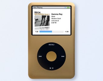 Customized iPod Classic 7th gen with SDXC Card or SSD, Personalised Media Player 128GB to 2TB, Free Engraving