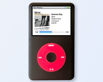 Apple iPod Classic 7th Gen Black Upgraded with SDXC Card, Custom Media Player 128GB to 2TB