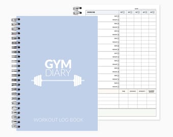 workout planner etsy